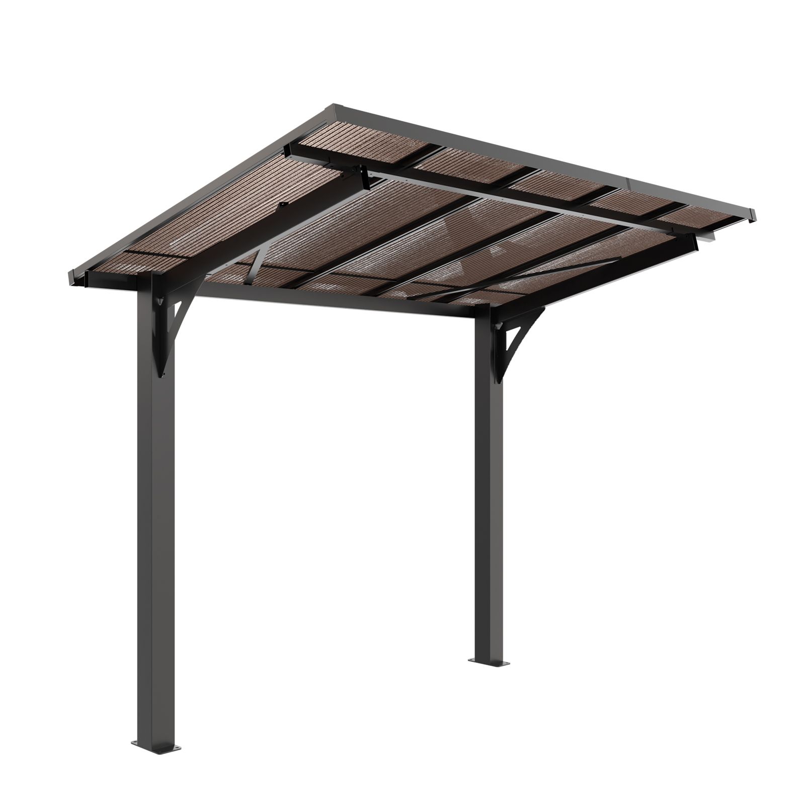 テラス屋根 ベランダ 屋根 ひさし大型 重量型 バルコニー 雨よけ