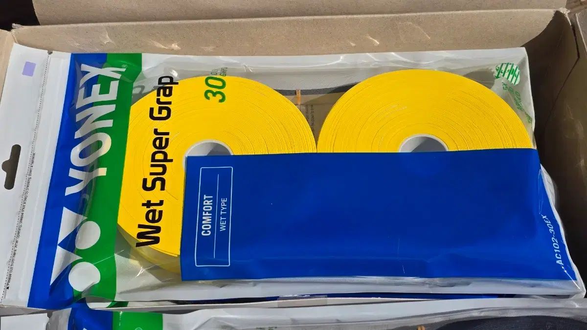 YONEX ヨネックス 102ex オーバグリップ テープ (白/黄色/ブラック) YONEX ヨネックス 102ex オーバグリップ テープ (白/黄色/ブラック)