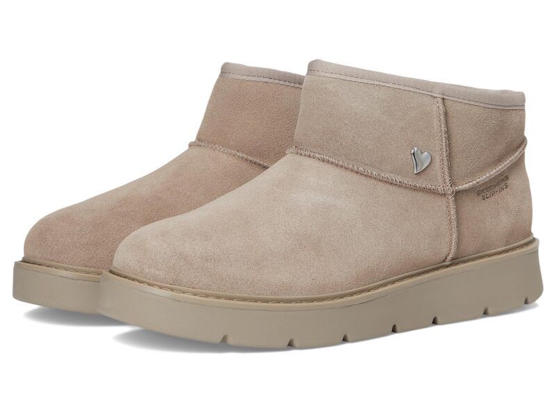 スケッチャーズ レディース シューズ スニーカー ミニ SKECHERS Keepsakes Cozy Cozy Mini Hands Free Slipins Taupe トープ