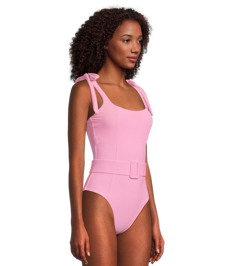 ビーチライオット レディース 水着 上下セット Beach Riot Sydney Belted OnePiece Rem SC Prism Pink ピンク
