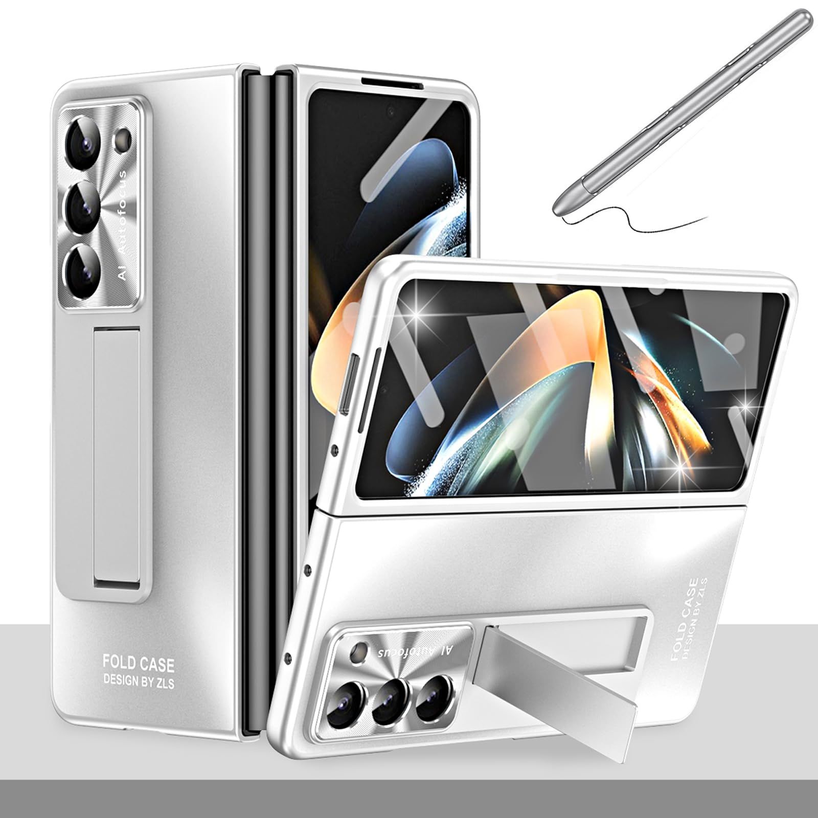 新品 【Sペン収納】 Galaxy Z Fold4ケース SC-55C/SCG16 カバー 