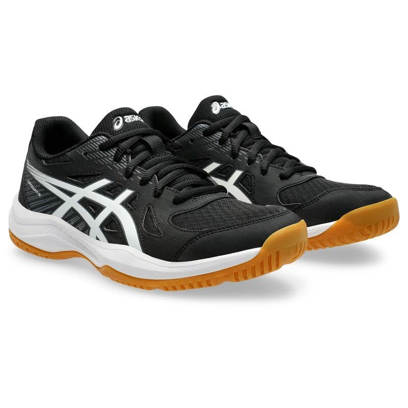 アシックス レディース シューズ スニーカー ASICS Upcourt 6 Volleyball Shoe BlackWhite ホワイト