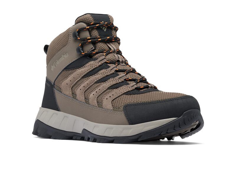 コロンビア メンズ シューズ ブーツ・レインブーツ Columbia Strata Trail Mid Waterproof MudDesert Sun