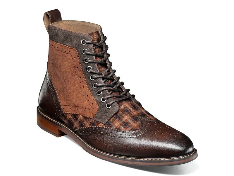 ステイシーアダムス メンズ シューズ ブーツ・レインブーツ ウィングチップ ブーツ Stacy Adams Finnegan Wingtip Boot Cognac