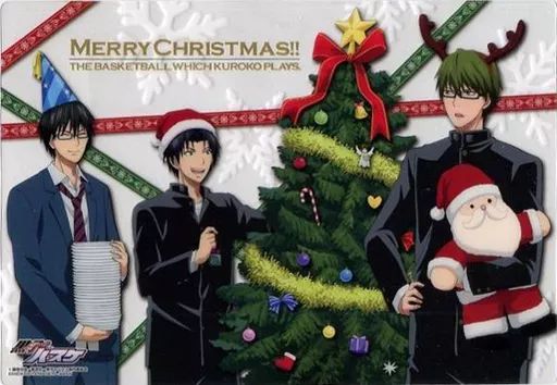 [Used] Chara Card Midorima & Takao & Imayoshi “Jumbo Carddass EX Kuroko's Basketball Clear BIG Card 8Q”