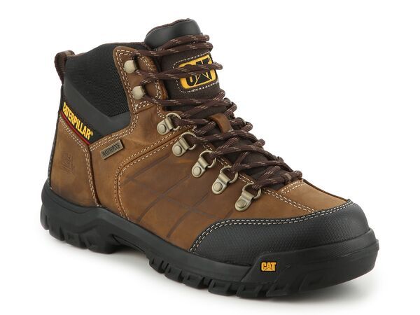 キャタピラー メンズ シューズ ブーツ・レインブーツ Caterpillar Threshold Work Boot Dark Brown ブラウン