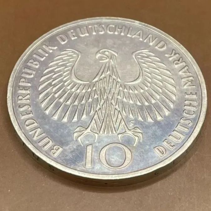 ◎【✨銀製✨】希少 古銭 ドイツ 10マルク 15.5g SV625 記念 銀貨 1972