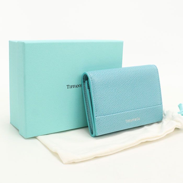 TIFFANY&Co. ティファニー 名刺入れ レザー【中古】 レディース 25,546円