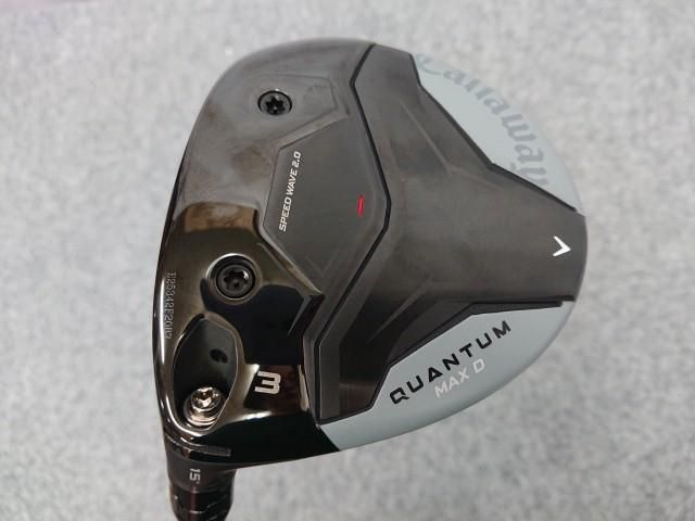 【中古】 良品♪ 左用 キャロウェイ 2026 QUANTUM MAX D クアンタム マックスD 3W 15° 24 VENTUS RED 5 VeloCore+ (R) レフティー