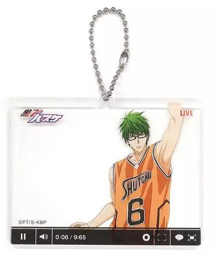 [Used] Miscellaneous goods Midorima Shintaro “Kuroko's Basketball x Karaoke Iron Man Trading Acrylic Key Holder”