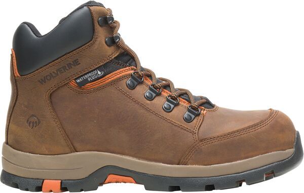ウルヴァリン メンズ シューズ ブーツ・レインブーツ Tシャツ Wolverine Mens Grayson Steel Toe Work Boots Brown ブラウン