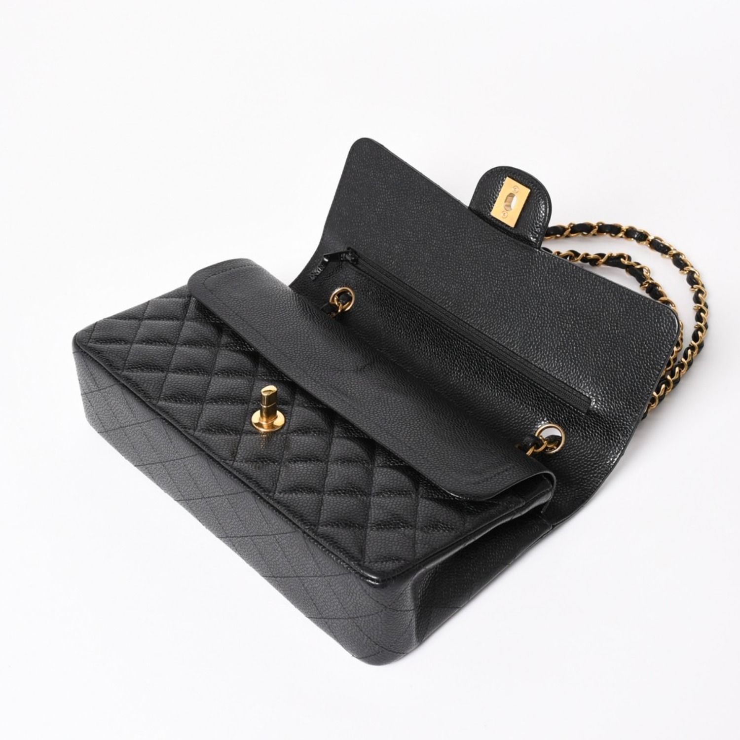 極美品 CHANEL シャネル マトラッセ25 Wフラップ Wチェーンショルダー 