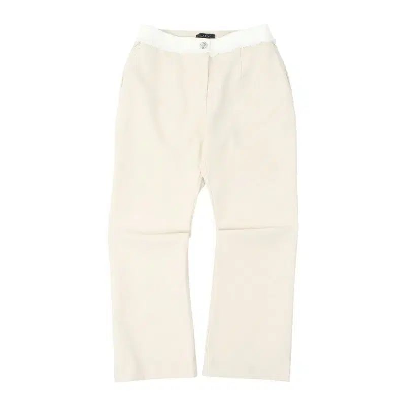 LATT 20FW バイカラー ナイロン コットン 밴딩 スラックス パンツ