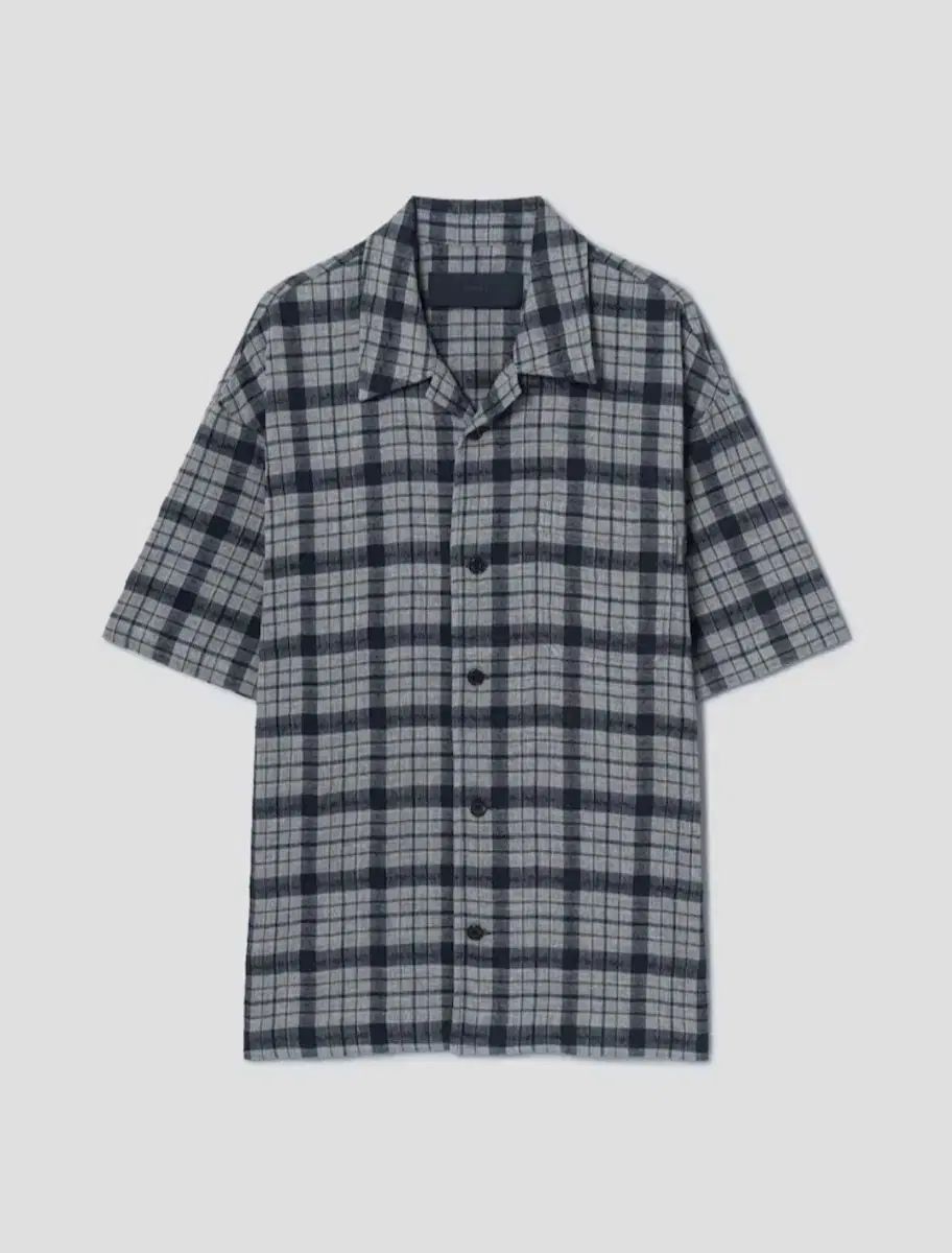 ジュンジェイ 26ss 콤마 CHECK 麻 シャツ 48