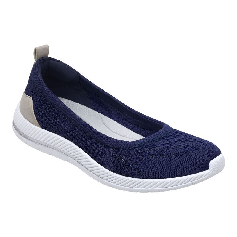 イージースピリット レディース シューズ スニーカー Easy Spirit Glitz Womenskimmer Flats Medieval Blue ブルー