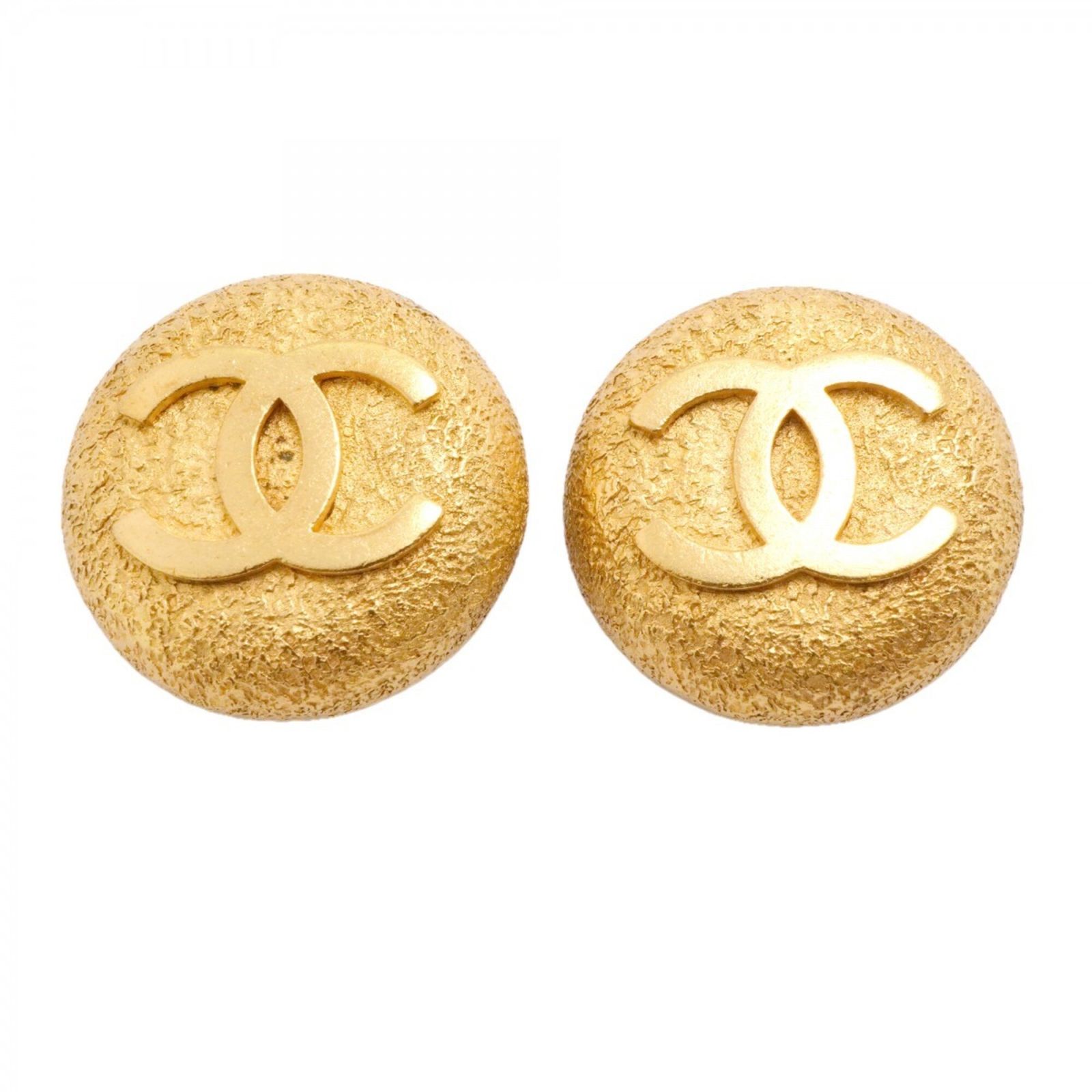 シャネル(Chanel) シャネル イヤリング ココマーク サークル GPメッキ ゴールドレディース