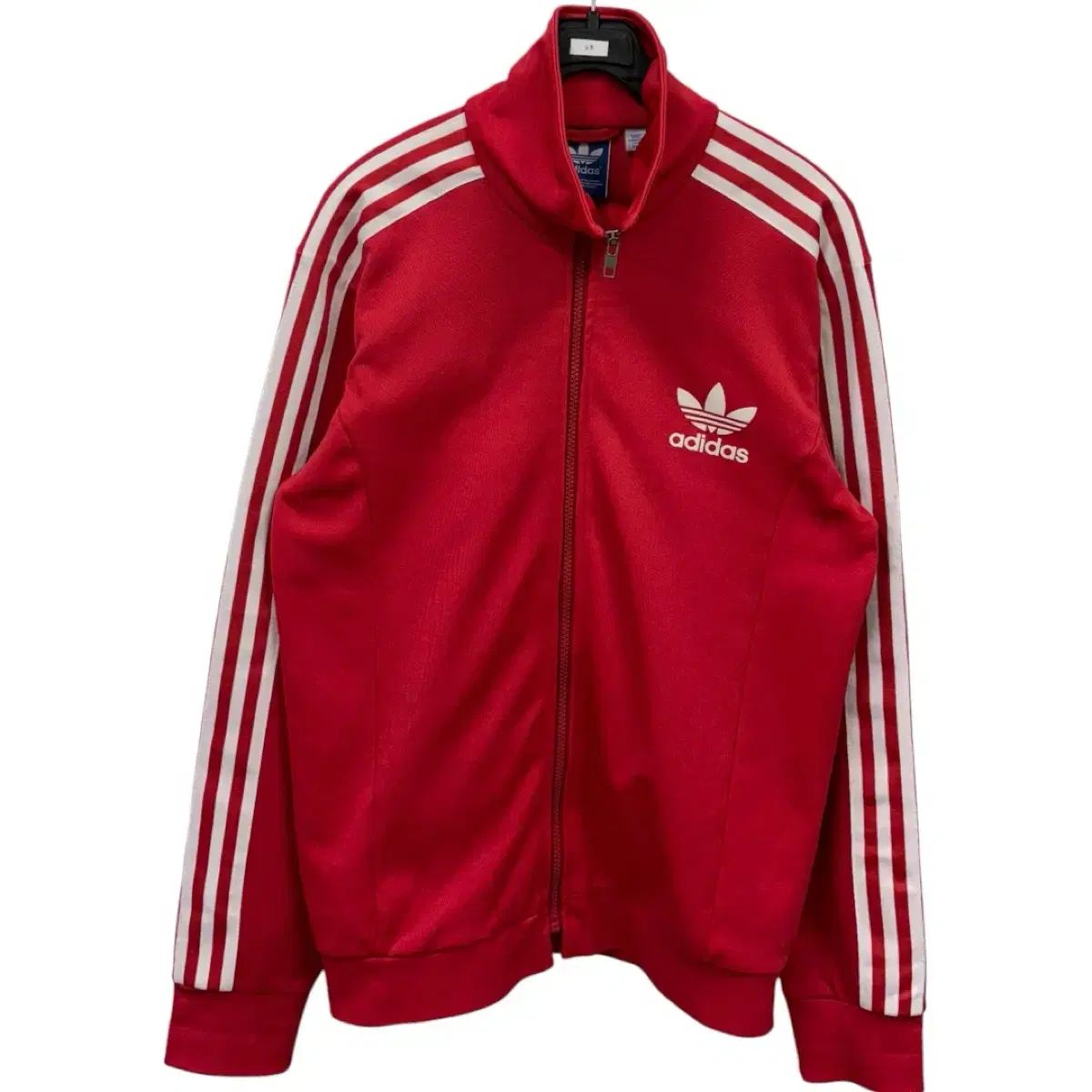 adidas アディダス ヨーロッパ トラックジャージ トップス レッド L