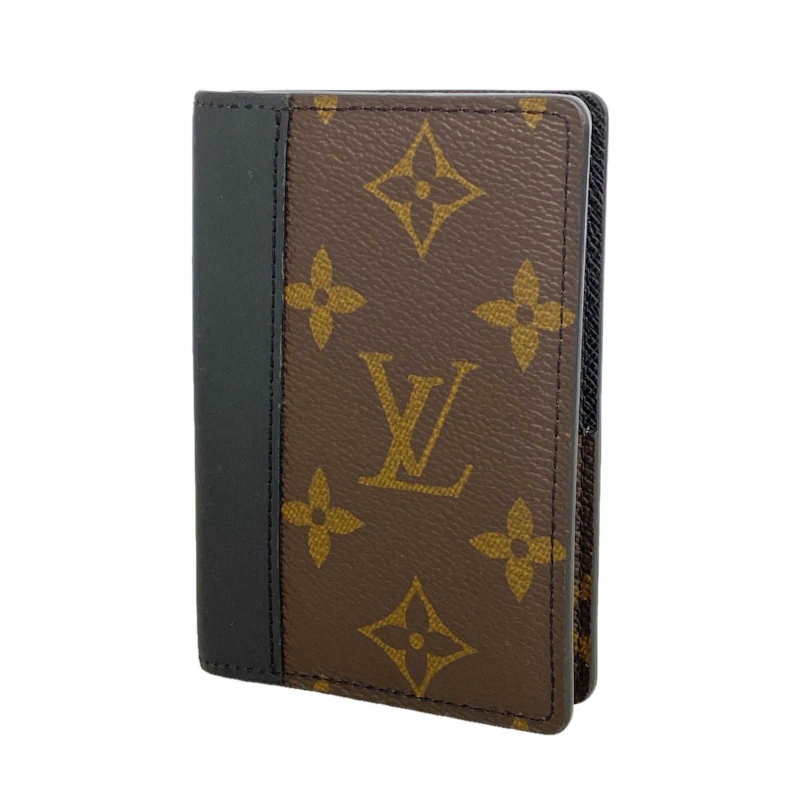 ルイ・ヴィトン(Louis Vuitton) ルイ・ヴィトン 名刺入れ・カードケース モノグラム・マカサー オーガナイザードゥポッシュ M60111 ブラウン ブラックメンズ