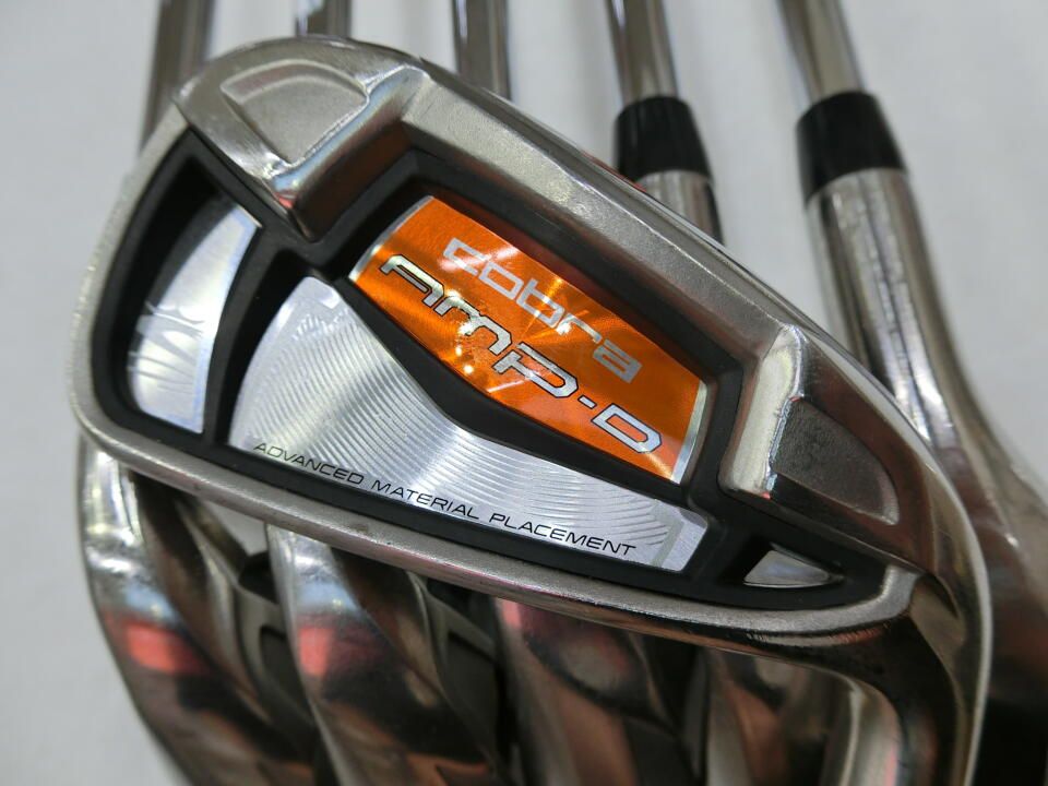 コブラ　AMP-D US　オリジナルスチール　Sフレックス　アイアンセット　中古　ゴルフドゥ！札幌厚別店【最短即日発送】