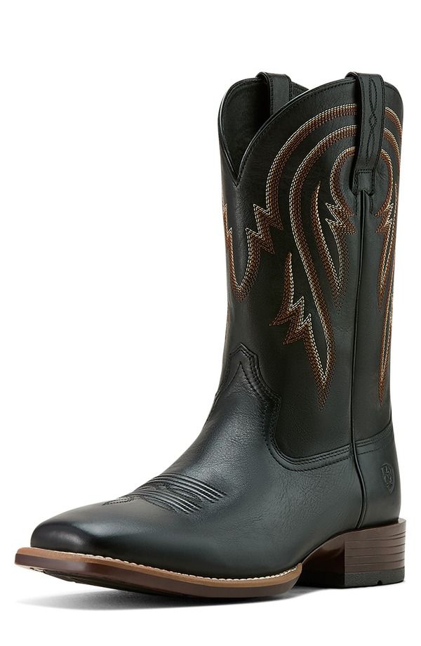 アリアト メンズ シューズ ブーツ・レインブーツ Ariat Plano Cowboy Boot Supple Black ブラック