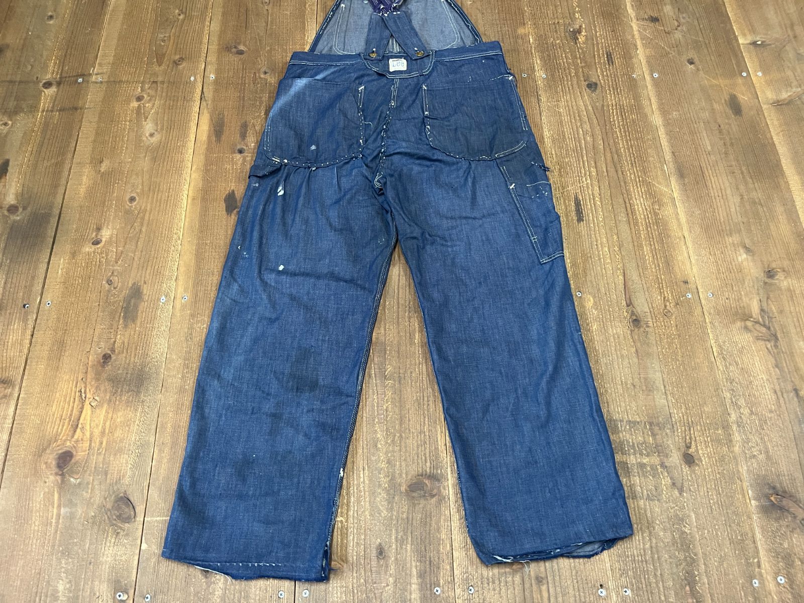70s USA製 Lee JELT DENIM ローバック オーバーオール