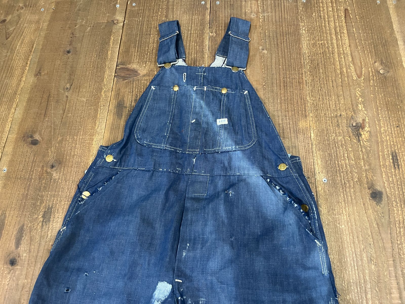 70s USA製 Lee JELT DENIM ローバック オーバーオール