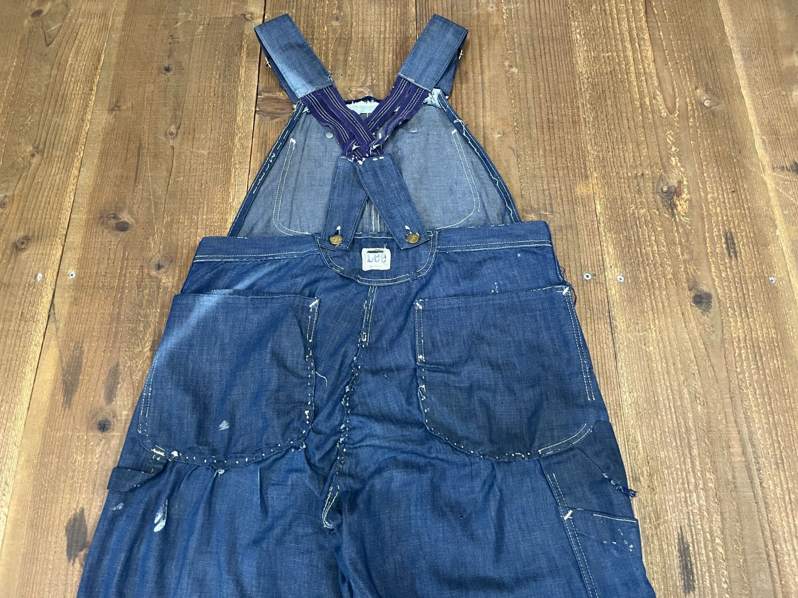 70s USA製 Lee JELT DENIM ローバック オーバーオール