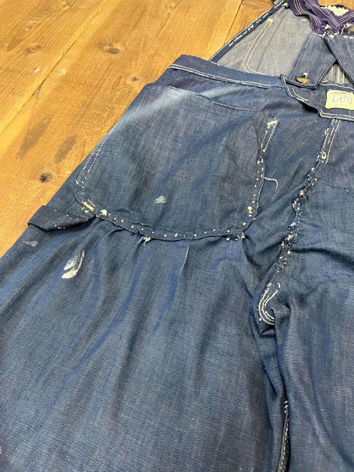 70s USA製 Lee JELT DENIM ローバック オーバーオール