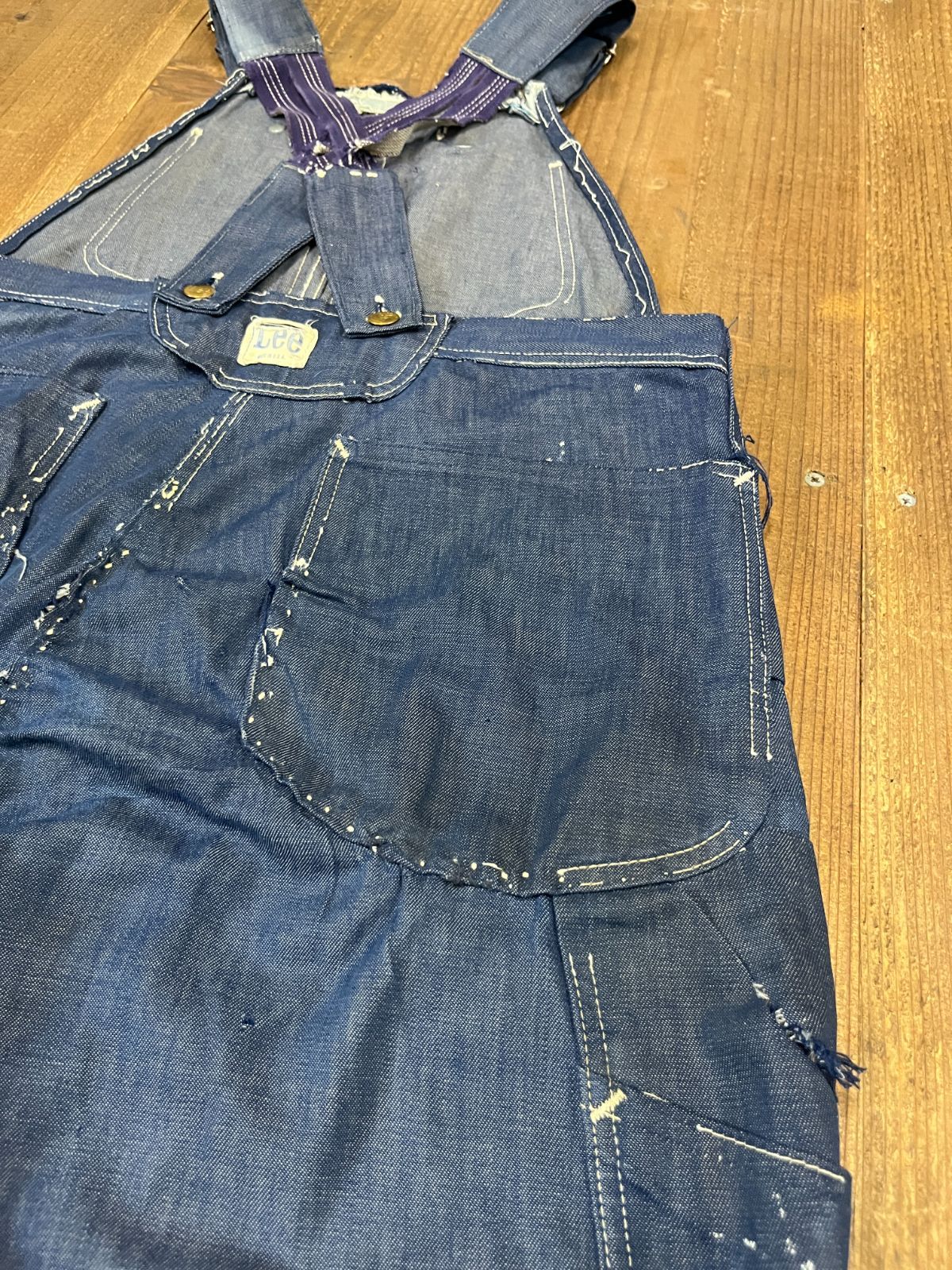 70s USA製 Lee JELT DENIM ローバック オーバーオール