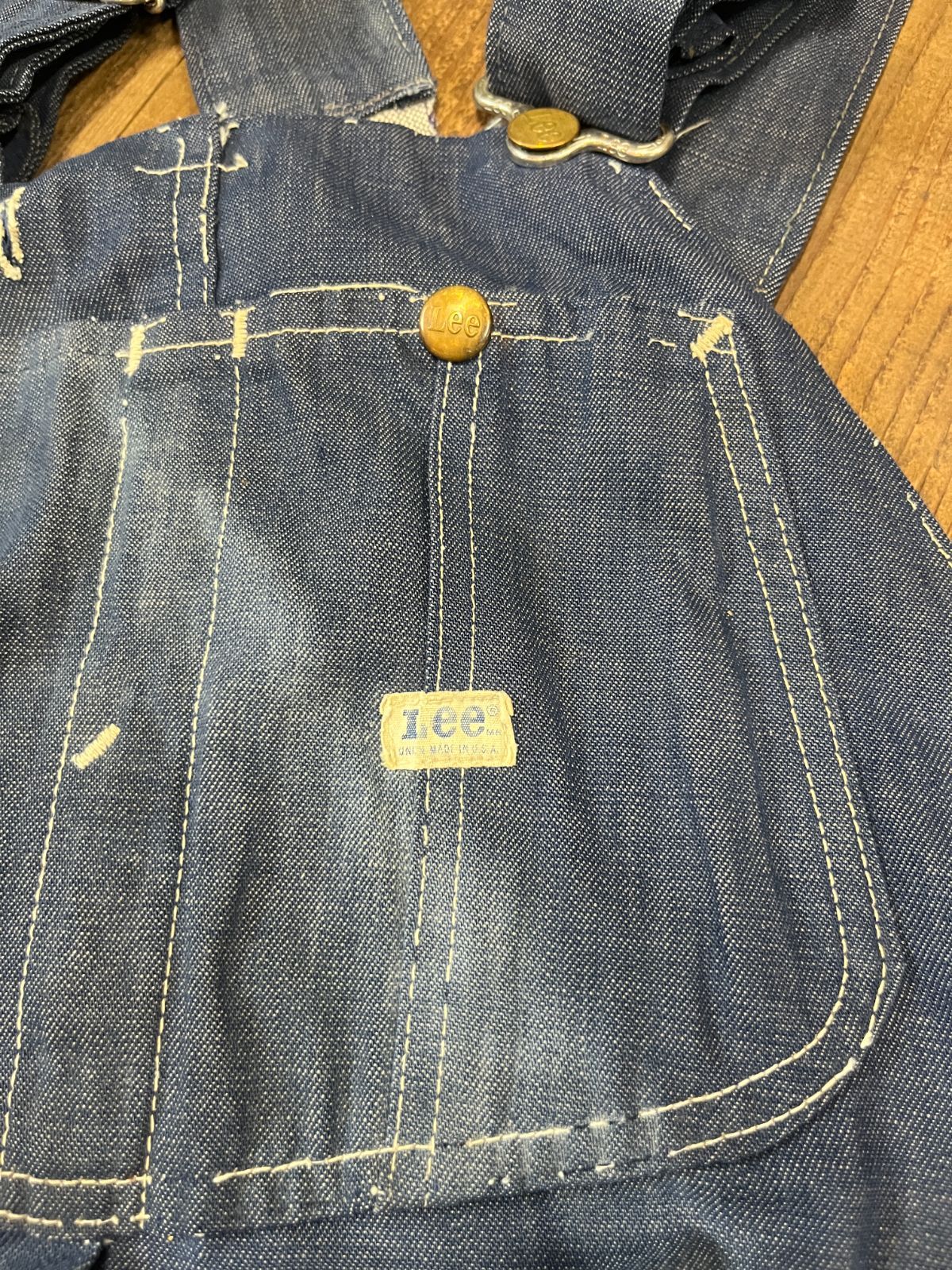 70s USA製 Lee JELT DENIM ローバック オーバーオール