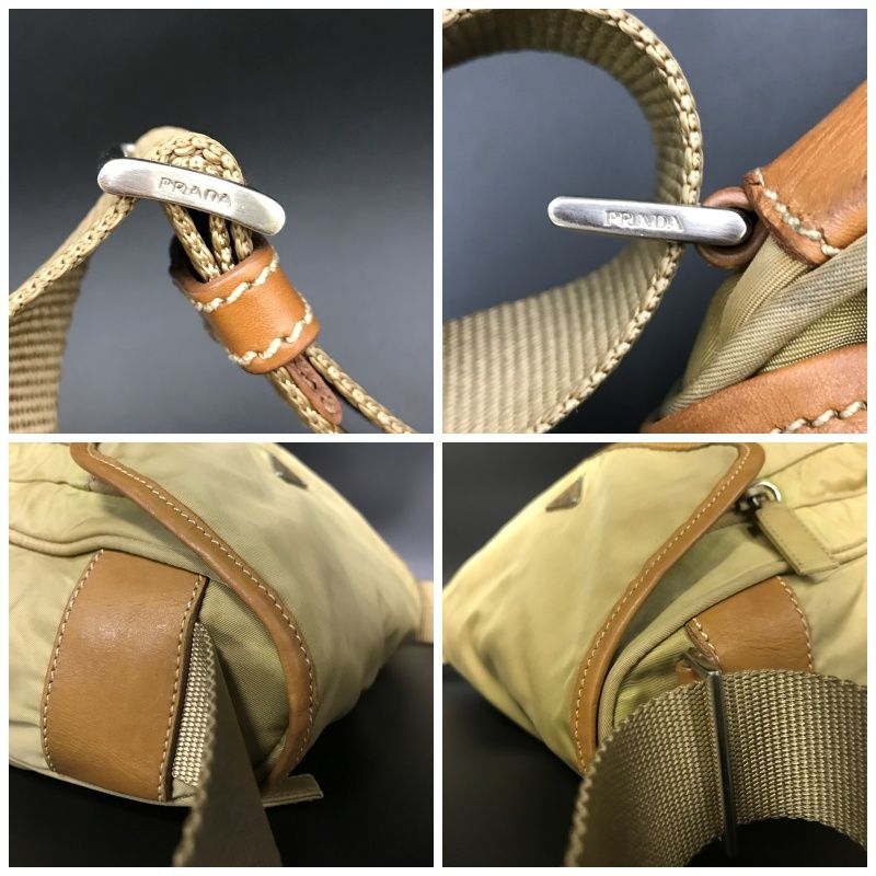 PRADA プラダ ショルダーバッグ ワンショルダー 三角ロゴ テスート 