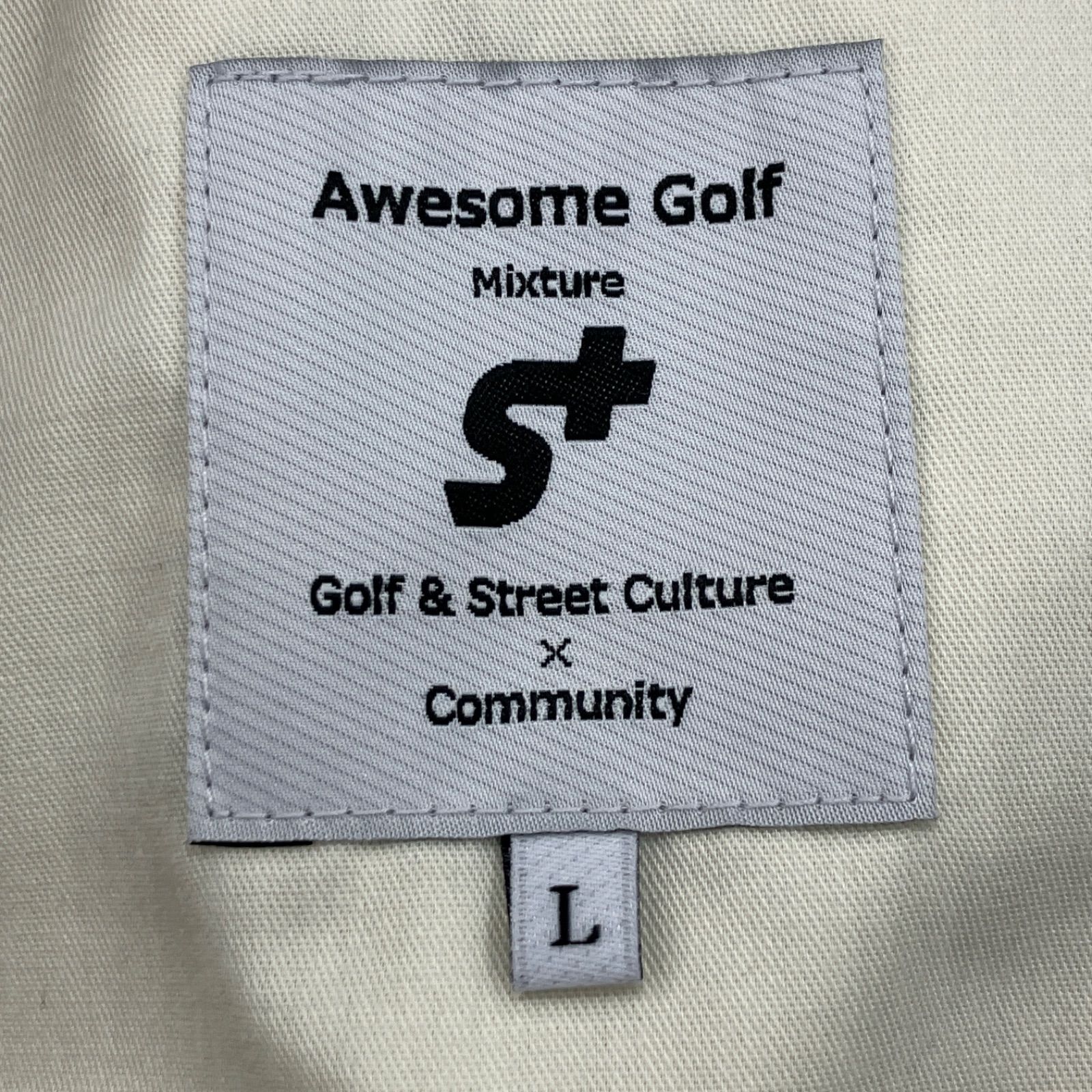 GF1 オーサムゴルフ Awesome Golf ロゴトラックパンツ ネイビー 紺 Lサイズ パンツ トラックパンツ ゴルフ用品 072-3136002