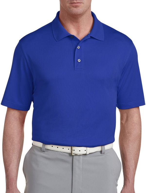 リーボック メンズ トップス ポロシャツ Reebok Performance Solid Polo Cobalt コバルト