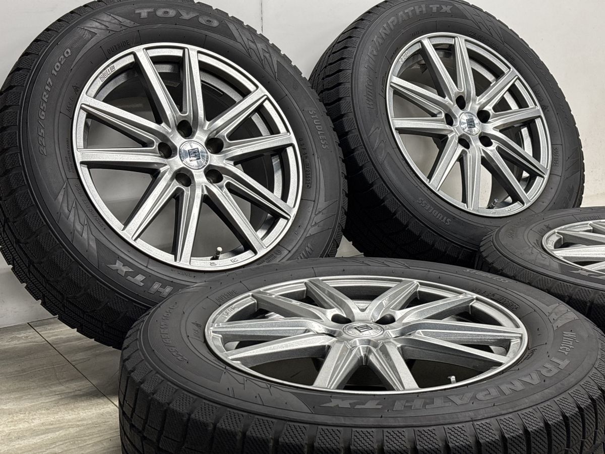 バリ溝 美品】ザイン 17in 7J +38 PCD114.3 トーヨー ウィンター