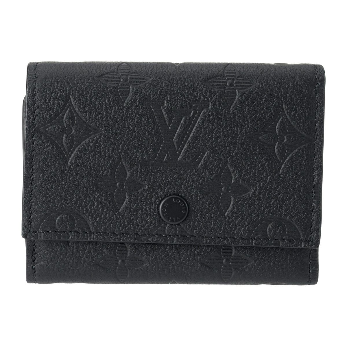 新品 ルイヴィトン Louis Vuitton 3つ折り財布 VICTOR WALLET ノワール