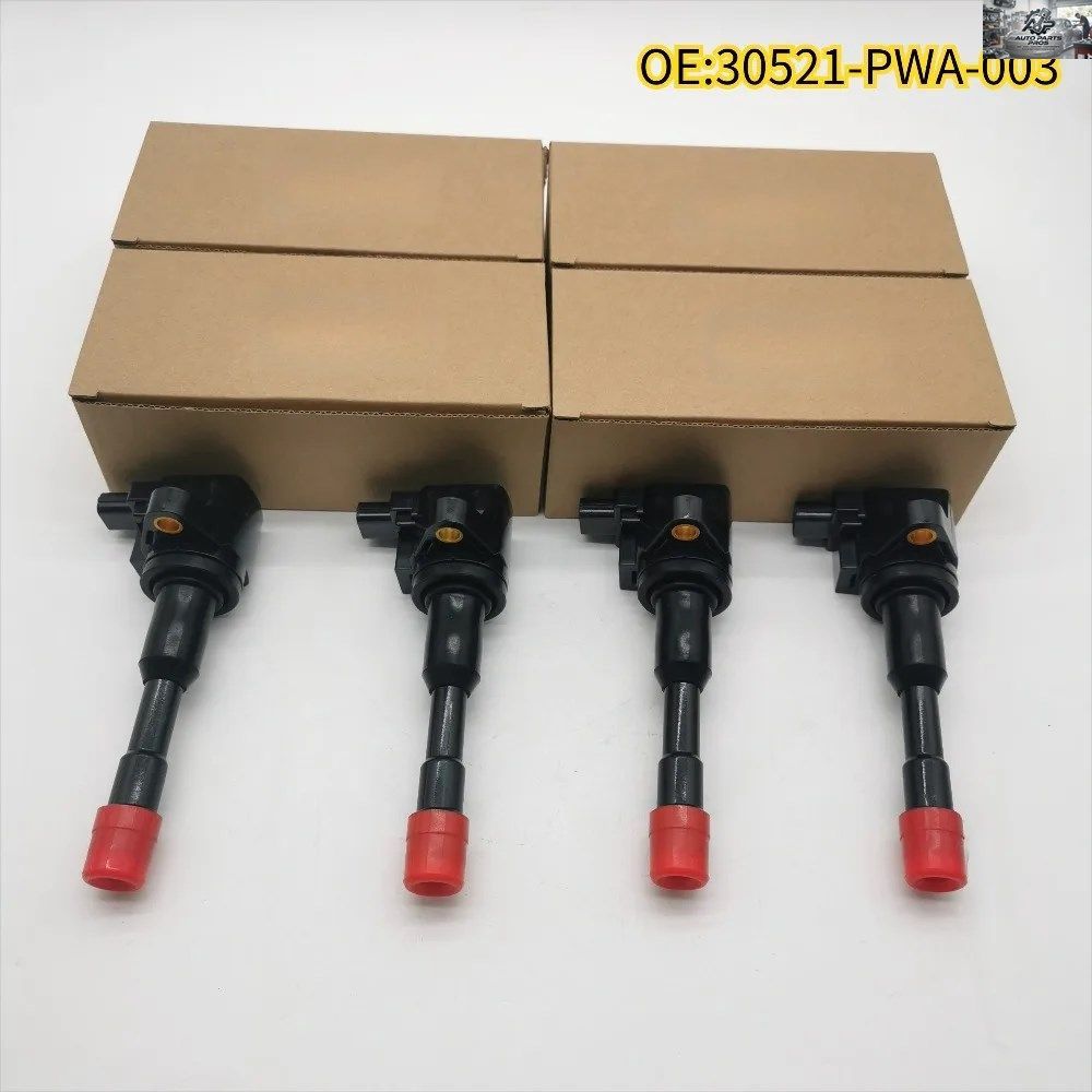 4個入り 30521-PWA-003 イグニッション コイル 2003-2011 ホンダ シビック ハイブリッド セダン 1.3L L4 CM11-108 IGC0051 C カスタムパー