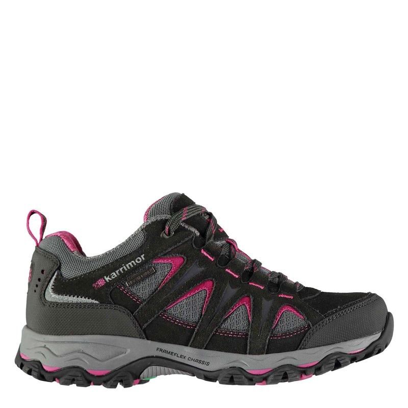 カリマー レディース シューズ スニーカー Karrimor Mount Low Ladies Walking Shoes BlackPink ブラック