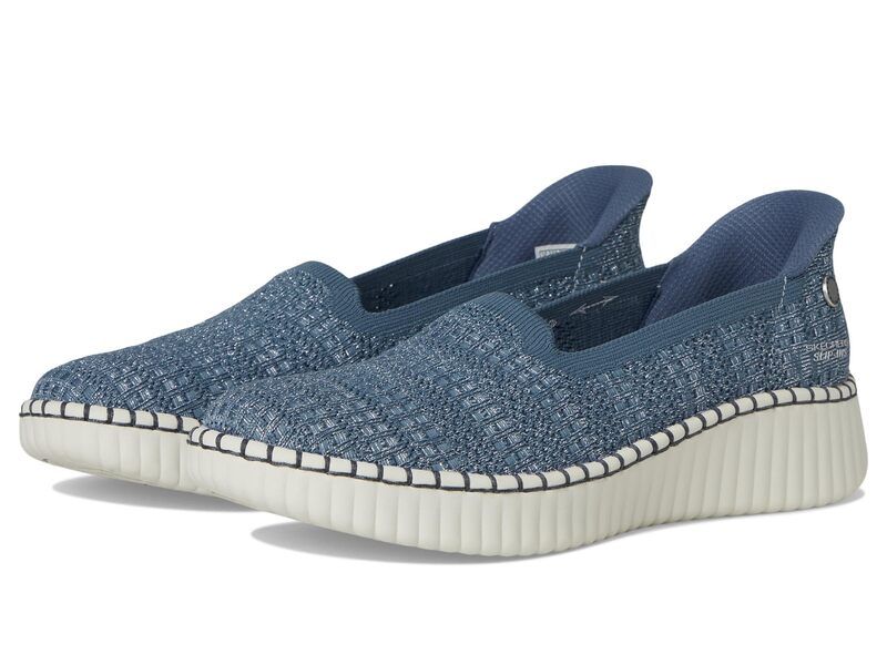 スケッチャーズ レディース シューズ スニーカー SKECHERS Martha Stewart Wilshire Blvd Glimmer Step Hands Free SlipIns Slate
