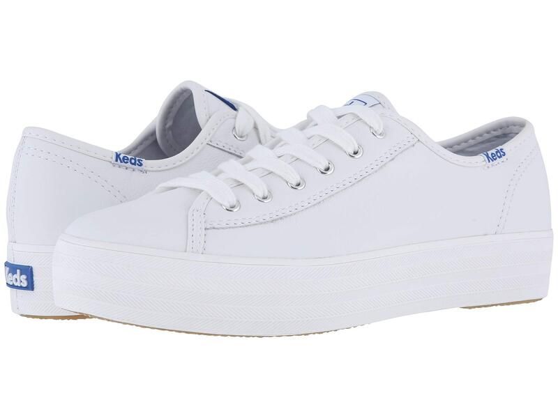 ケッズ レディース シューズ スニーカー レザー Keds Triple Kick Leather White ホワイト