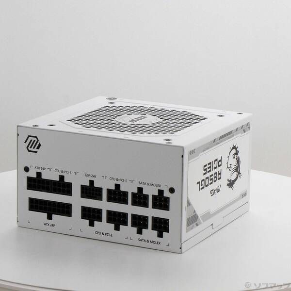 MSI MAG A850GL PCIE5 WHITE 中古電源 - メルカリ