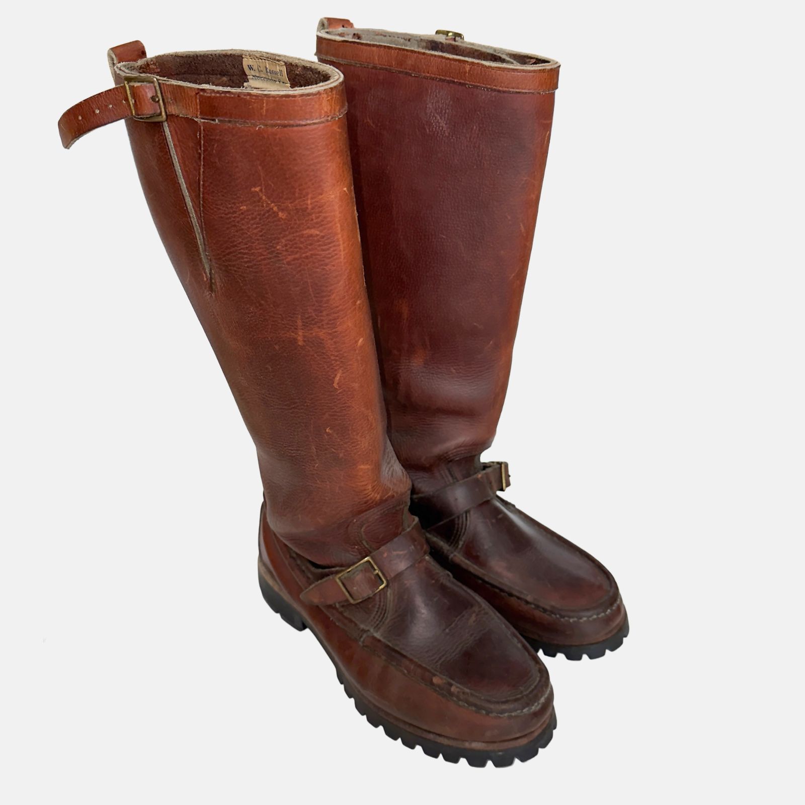 Russell Moccasin ラッセルモカシン レザー ブーツ モックトゥ ロング 
