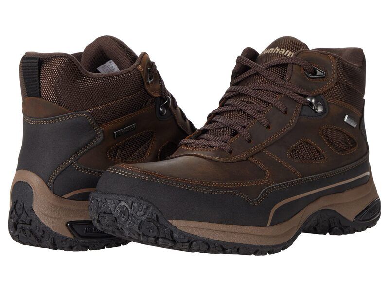 ダナム メンズ シューズ ブーツ・レインブーツ プラスサイズ Dunham Cloud Plus Mid II Waterproof Boot Brown Leather ブラウン
