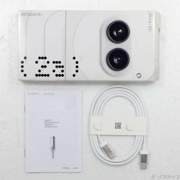 中古 Nothing Phone (2a) 256GB ミルク SIMフリー - メルカリ