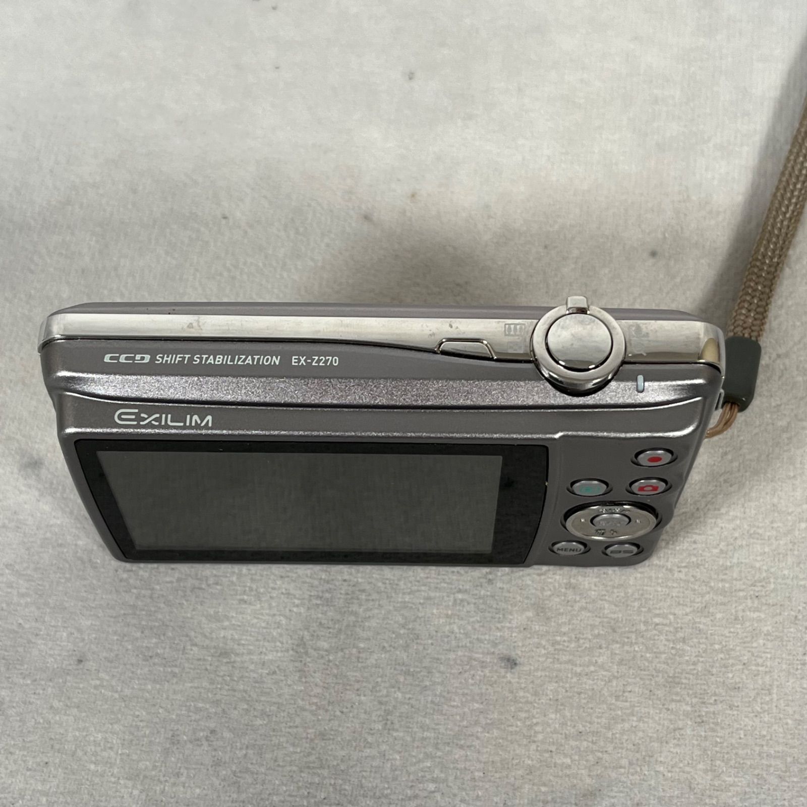 管2606-91】CASIO カシオ EXILIM ZOOM EX-Z270 シルバー コンパクト