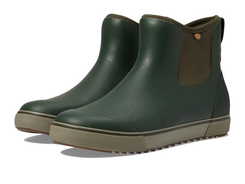 ボグス メンズ シューズ ブーツ・レインブーツ チェルシー Bogs Kickerain Chelsea Neo Dark Green Mult グリーン