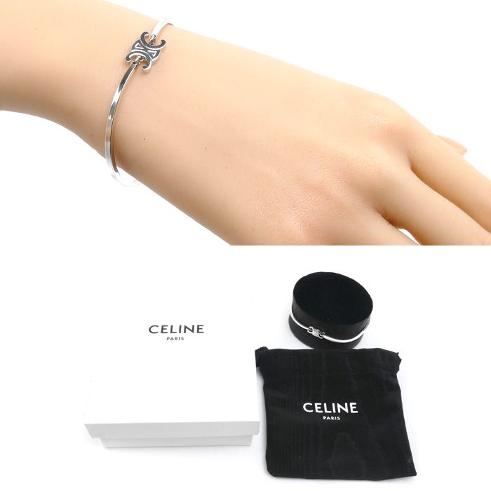 CELINE セリーヌ メタル トリオンフ アーティキュレート ブレスレット