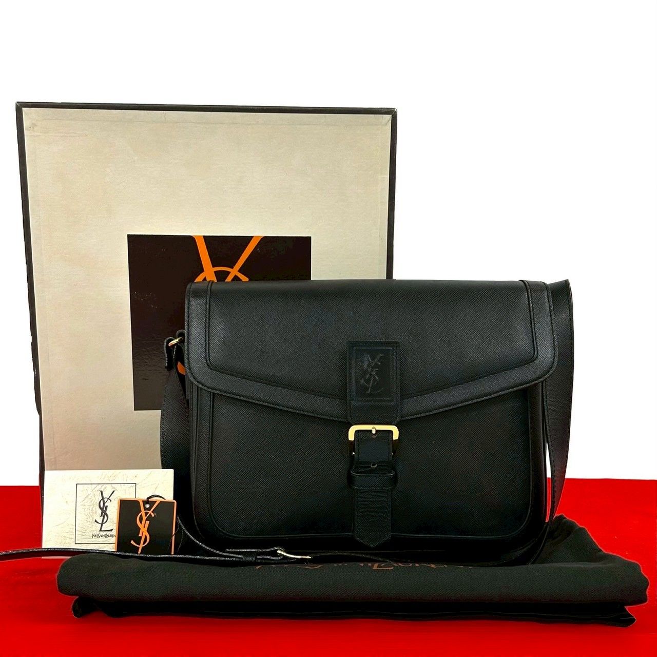 未使用保管品 箱 袋付 YVES SAINT LAURENT イヴ・サンローラン 