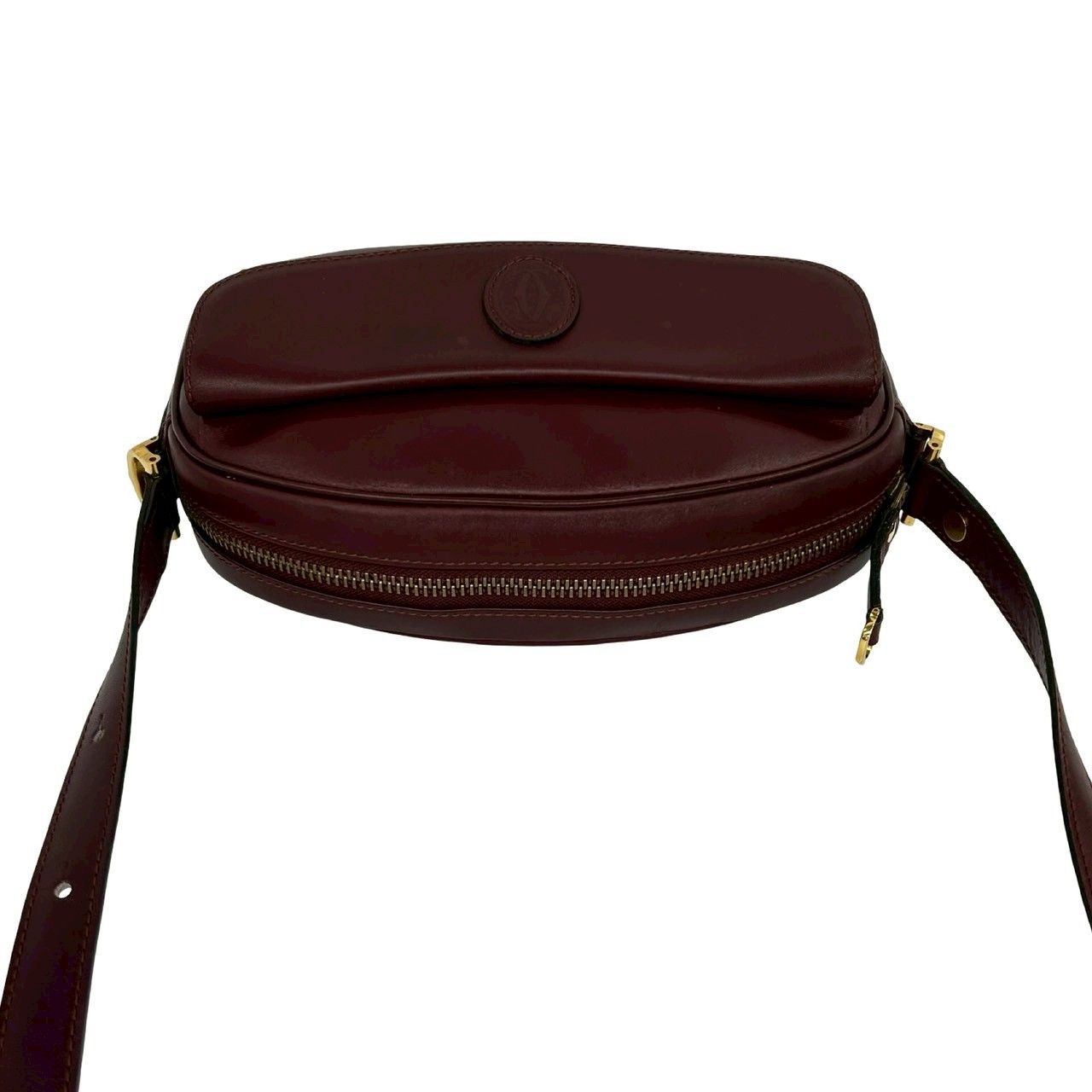 極 美品 袋付き CARTIER カルティエ ヴィンテージ マストライン ロゴ