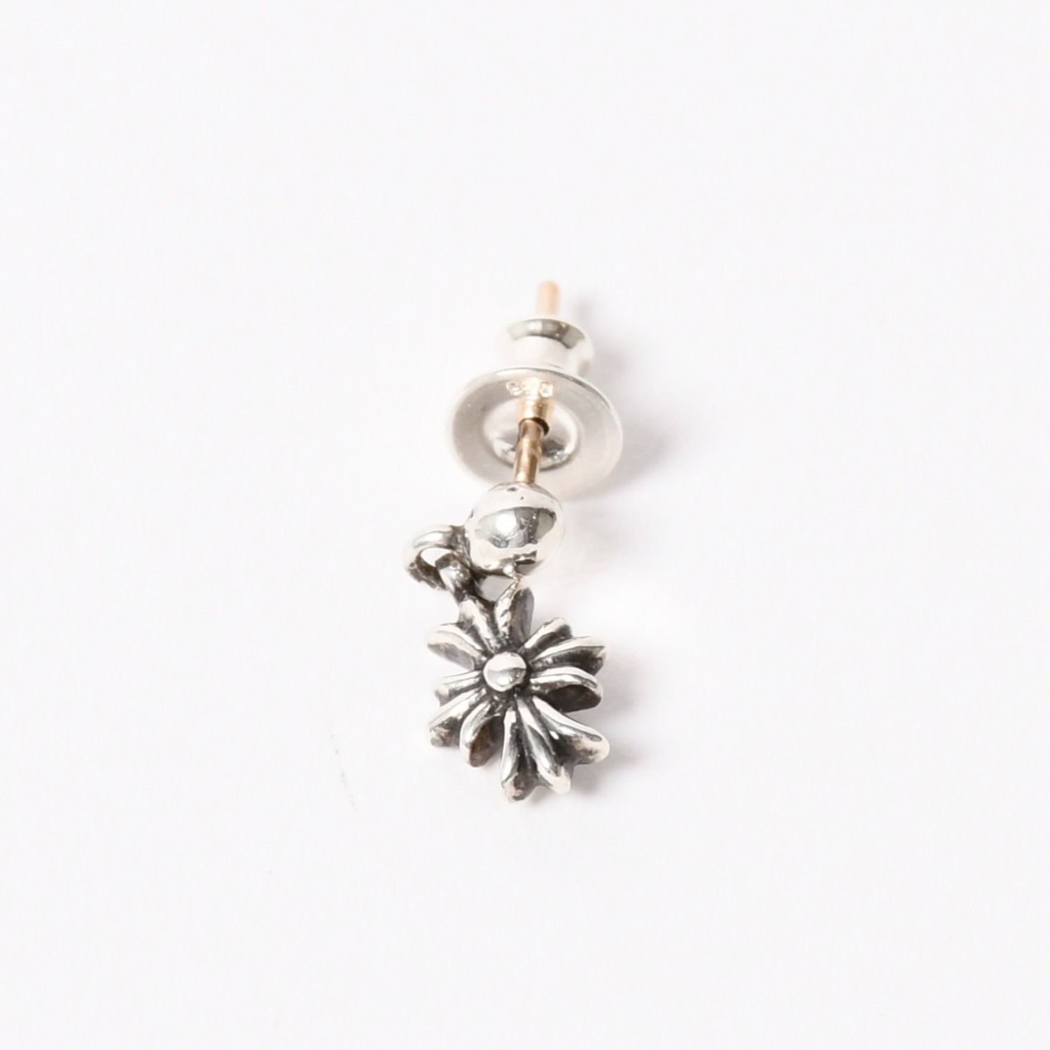 新品未使用 CHROME HEARTS クロムハーツ TNY E CH PLS タイニーE CHプラス ドロップピアス 重量約1.16g .925刻印 シルバー925 中古 4a004329