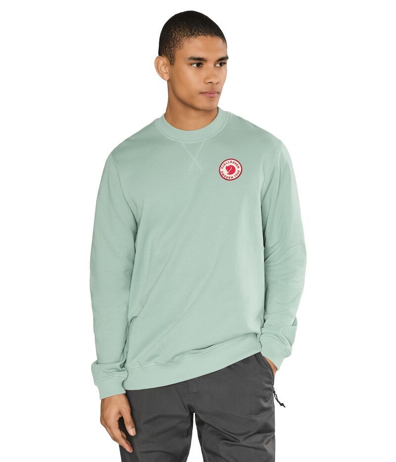 フェールラーベン メンズ アウター ニット・セーター ロゴ Fjallraven 1960 Logo Badge Sweater Misty Green グリーン